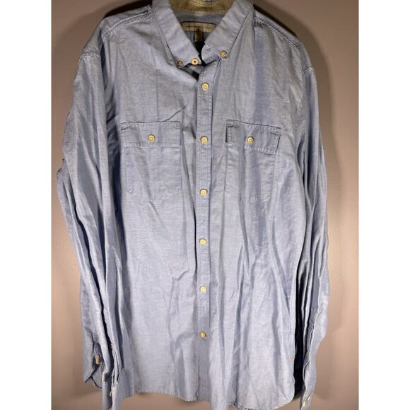 Men’s Banana Republic Denim Button Up Shirt Medium - Picture 1 of 6